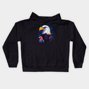 Eagle Fathers Day Kids Hoodie